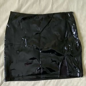 Patent Leather Skirt